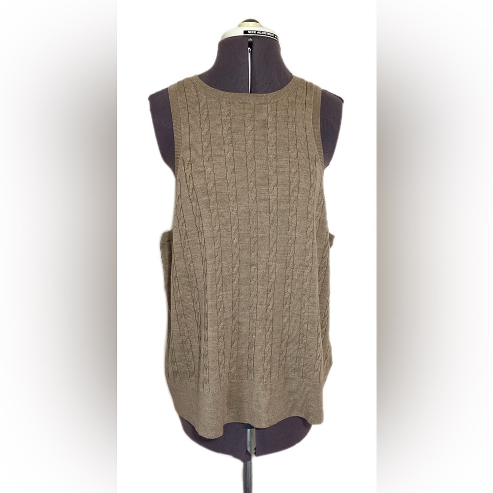 Banana Republic Cavo Merino Wool Tank New Khaki XXL